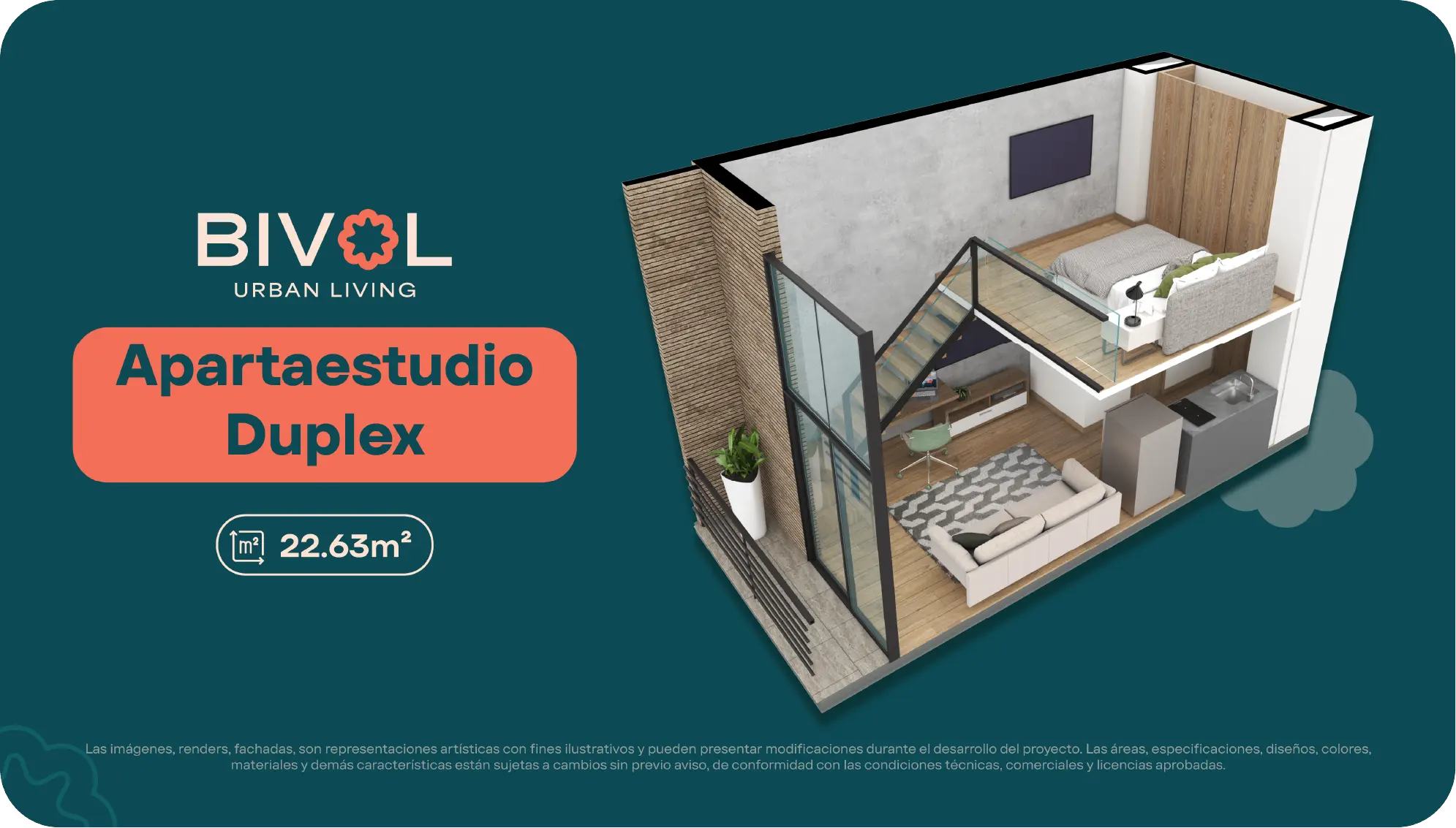 7 Apartaestudio Duplex