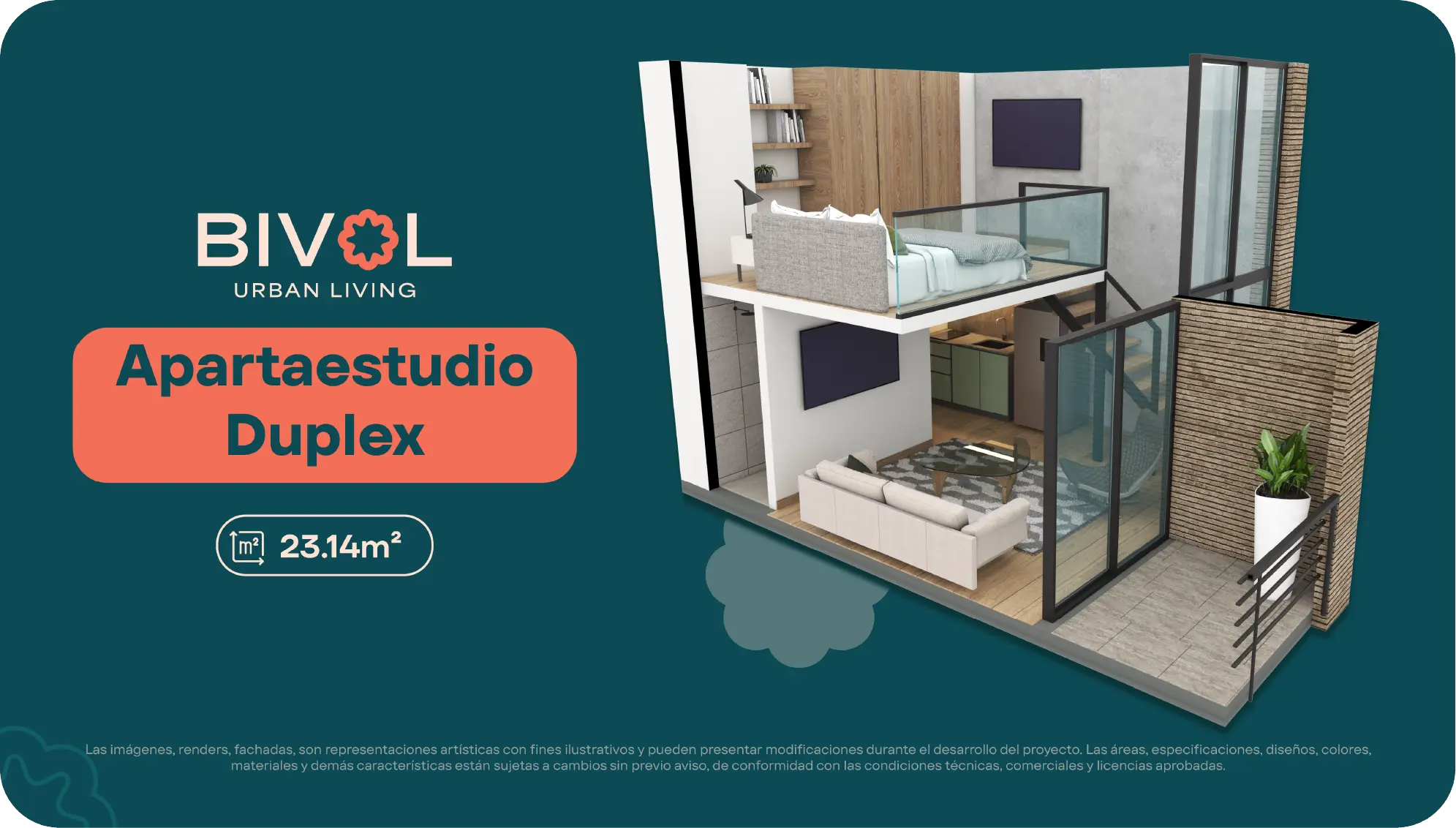 9 Apartaestudio Duplex